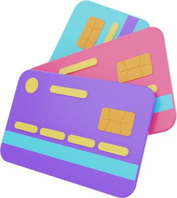 3D Render Debit Card Icon